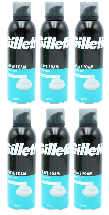 GILLETTE SHAVE FOAM SENSITIVE 200ml