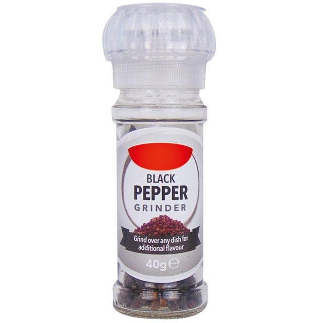 Gourmet Black Pepper Grinder 40gm