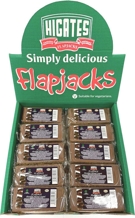 Higates Flapjack Bar Chocolate 75g (Box of 45)