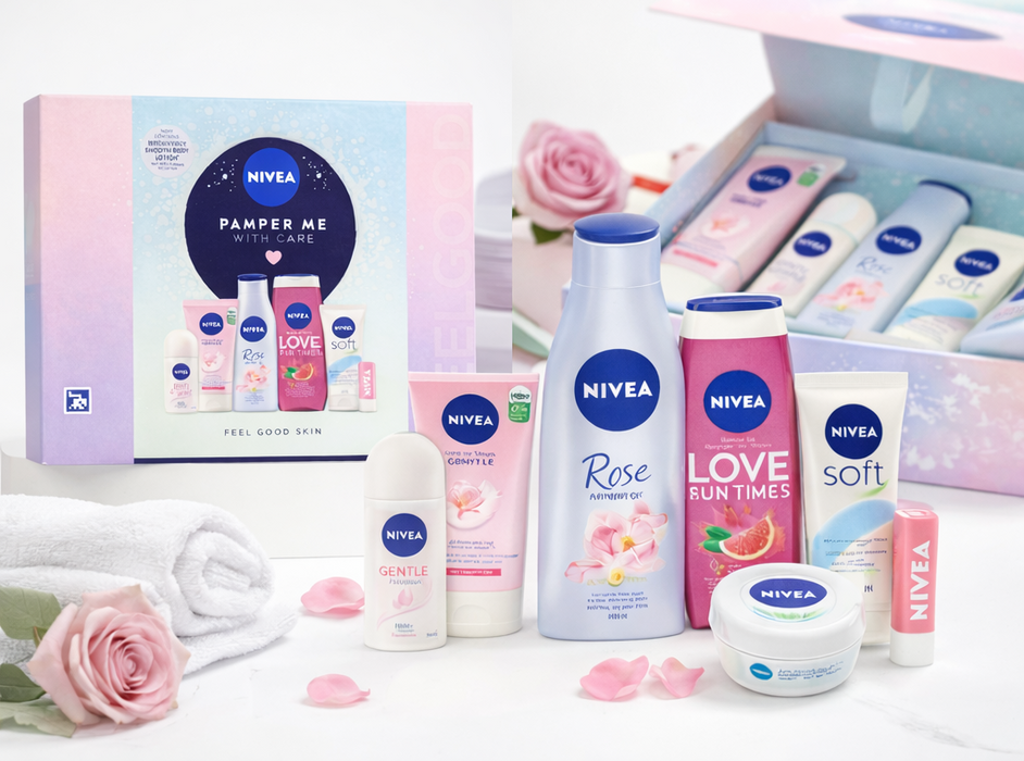 NIVEA "PAMPER ME" Gift Set (6 Products)