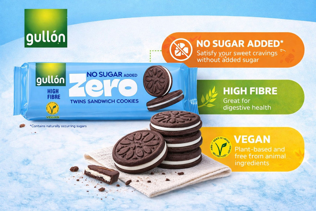 Gullon Chocolate Biscuits Mix Hamper Gift - Sugar Free & No Added Sugar (5 Packs)