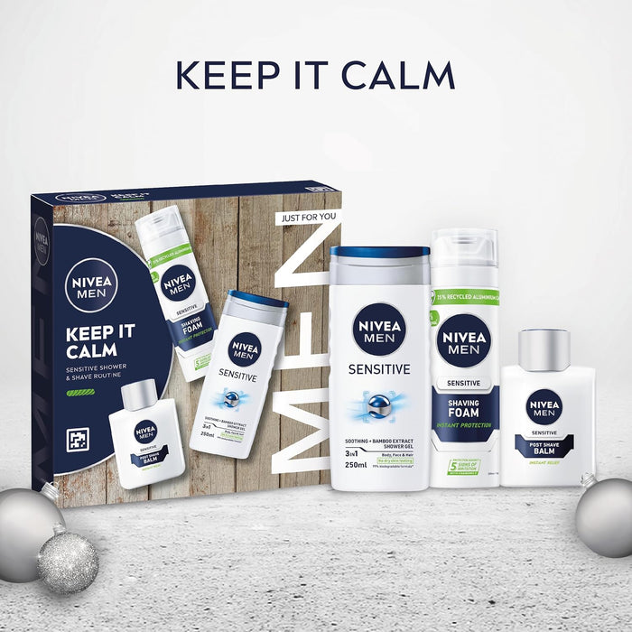 NIVEA MEN Keep It Calm Gift Set (3 Products)