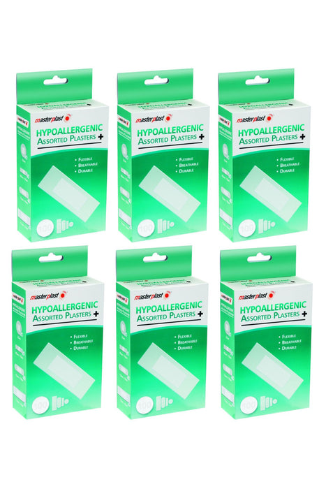 Master Plast Hypoallergenic Plasters – 100 Pack