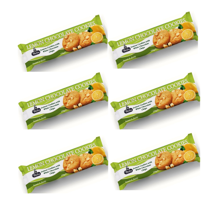 Merba White Chocolate & Lemon Cookies 150gm