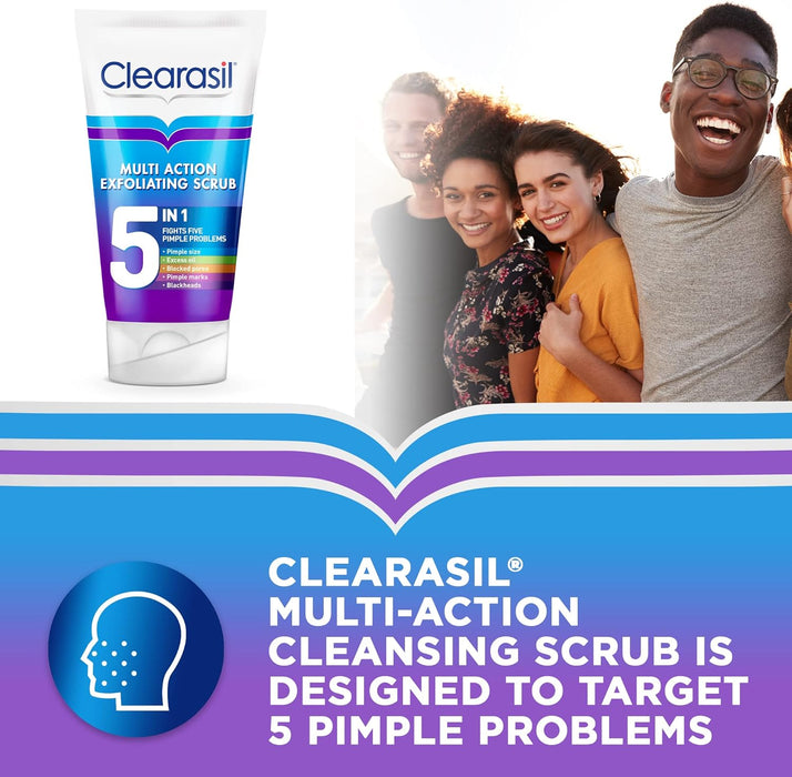 Clearasil 5 in 1 Exfoliating Scrub 150ml