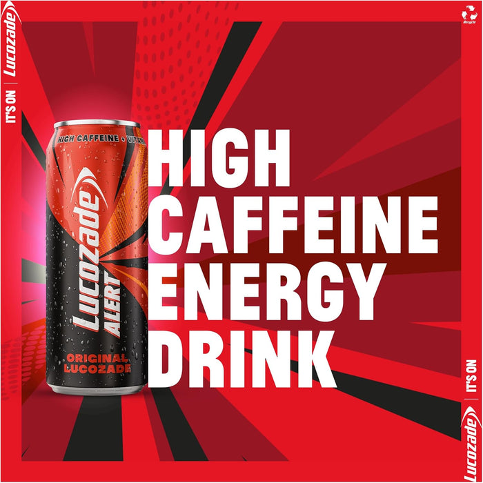 Lucozade Alert Original Energy Drink 500ml x 6