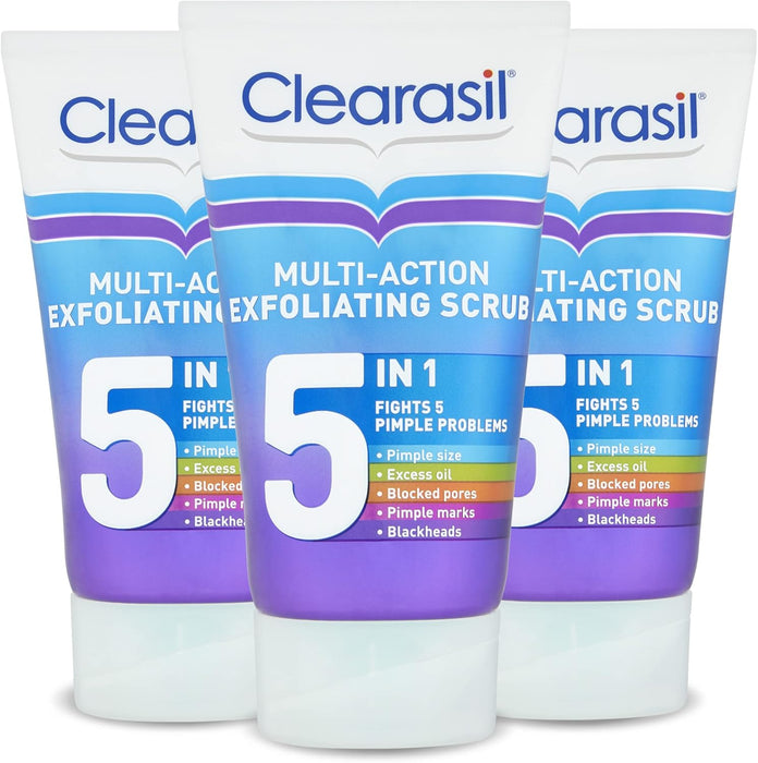 Clearasil 5 in 1 Exfoliating Scrub 150ml