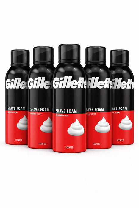Gillette Shave Foam Original Scent 200ml – Smooth and Comfortable Shave
