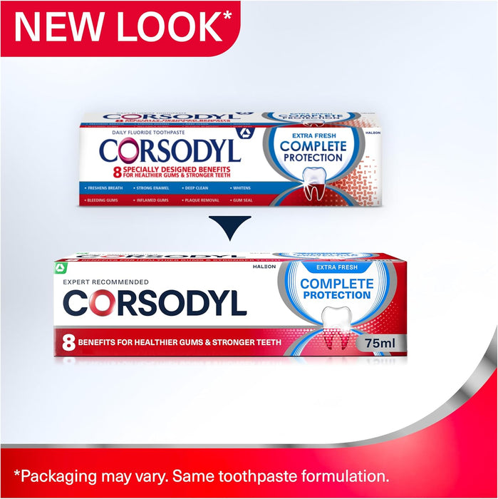 CORSODYL TOOTHPASTE COMPLETE PROTECT FRESH 75ML