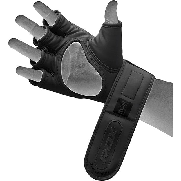 RDX F15 Noir MMA Training Gloves - GRAPPLING GLOVE F15 MATTE BLACK