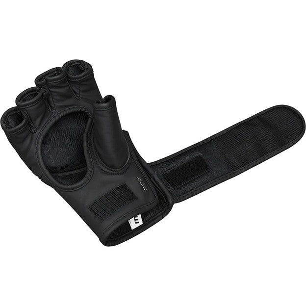 RDX F15 Noir MMA Training Gloves - GRAPPLING GLOVE F15 MATTE BLACK