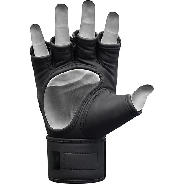 RDX F15 Noir MMA Training Gloves - GRAPPLING GLOVE F15 MATTE BLACK