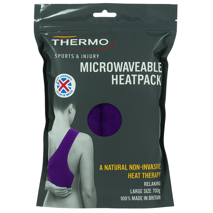 Wheat Bag Microwaveable Physio Heatpack with Lavender Soft Fleece Large Size 700g [Choice of Colors] - Made in UK