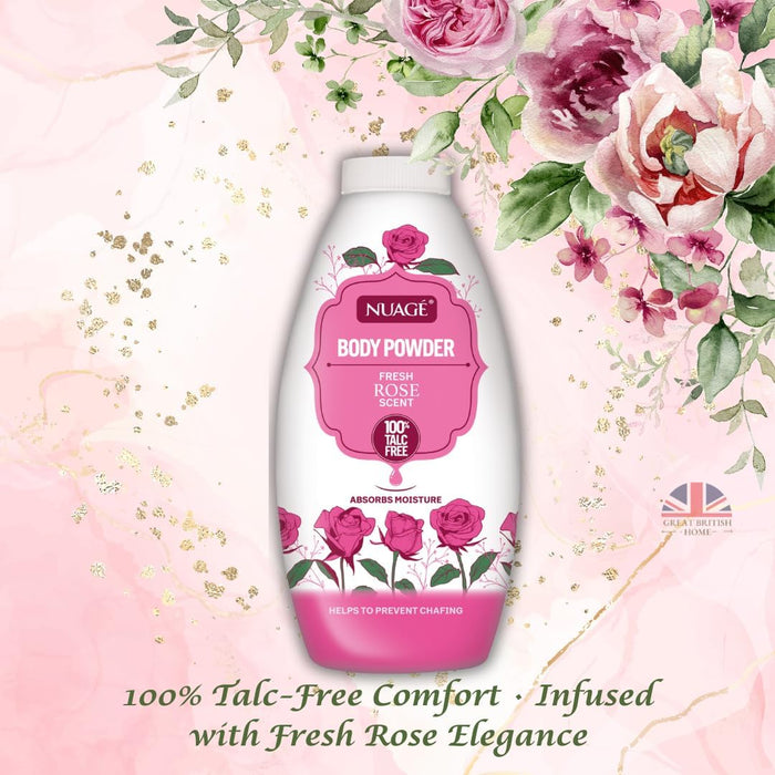 NUAGE BODY POWDER (TALC FREE) LAVENDER+ROSE  250GM EACH