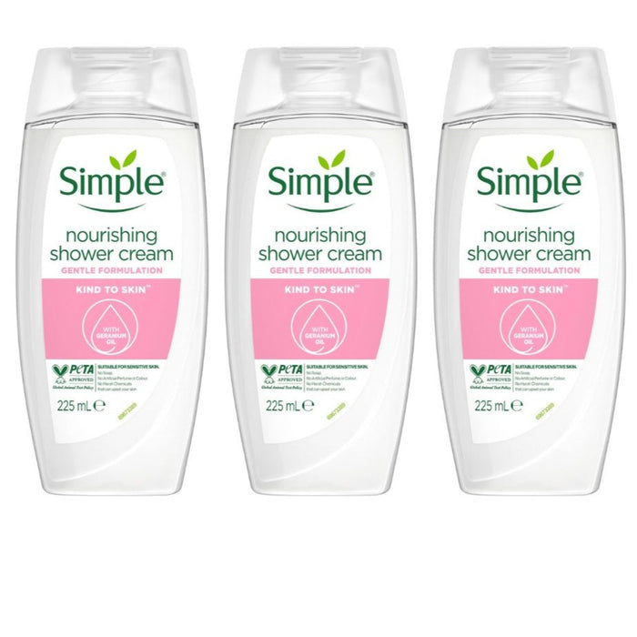 Simple Shower Gel Nourishing 225ml
