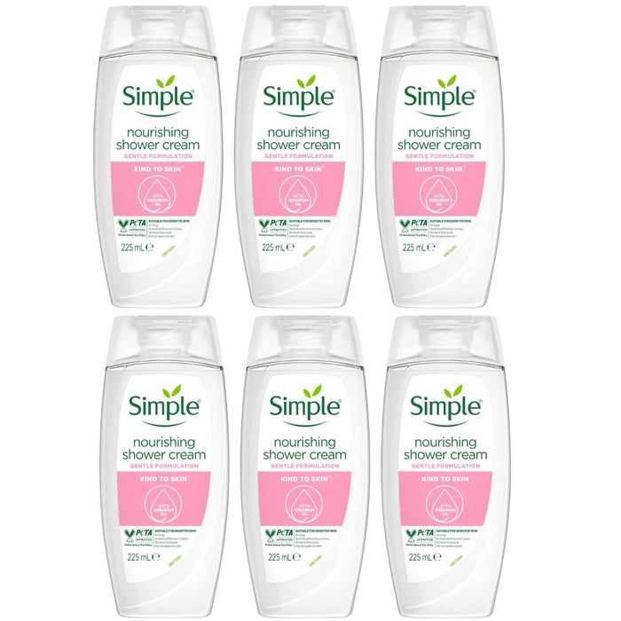 Simple Shower Gel Nourishing 225ml