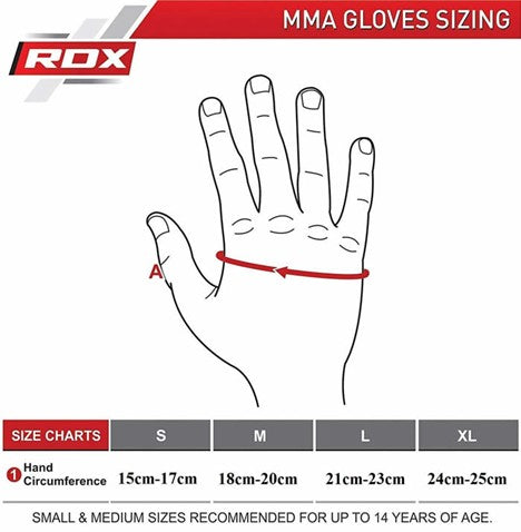 RDX F15 Noir MMA Training Gloves - GRAPPLING GLOVE F15 MATTE BLACK