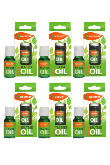 Escenti Natural Tea Tree Essential Oil 100% Antiseptic - for Acne, Insect Bites, Small Cuts - Essential Tee Tree Oil 10ml