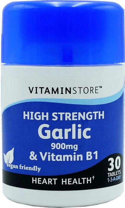 VITAMIN STORE HS GARLIC & VITAMIN B1 900MG 30's