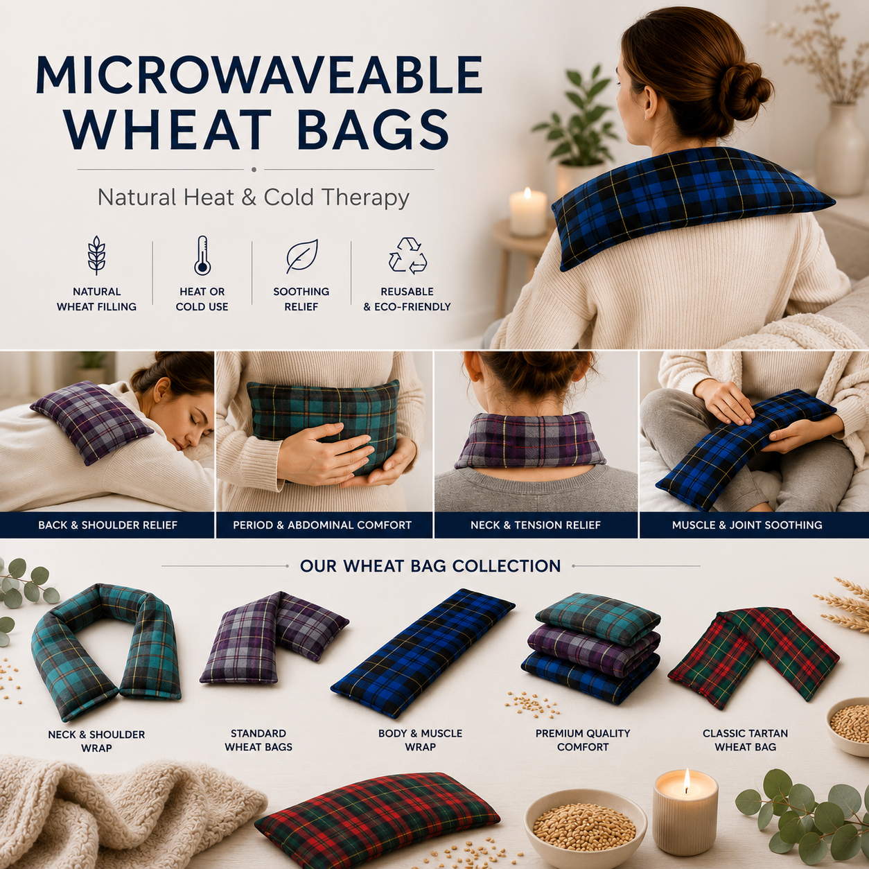Microwaveable Wheat Bags
