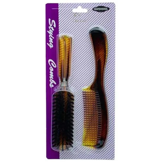 Firstlady Professional Styling Comb 75 – Brown