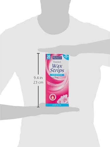 BEAUTY FORMULAS VITAMIN E WAX STRIPS LEGS & BODY - 40 Strips