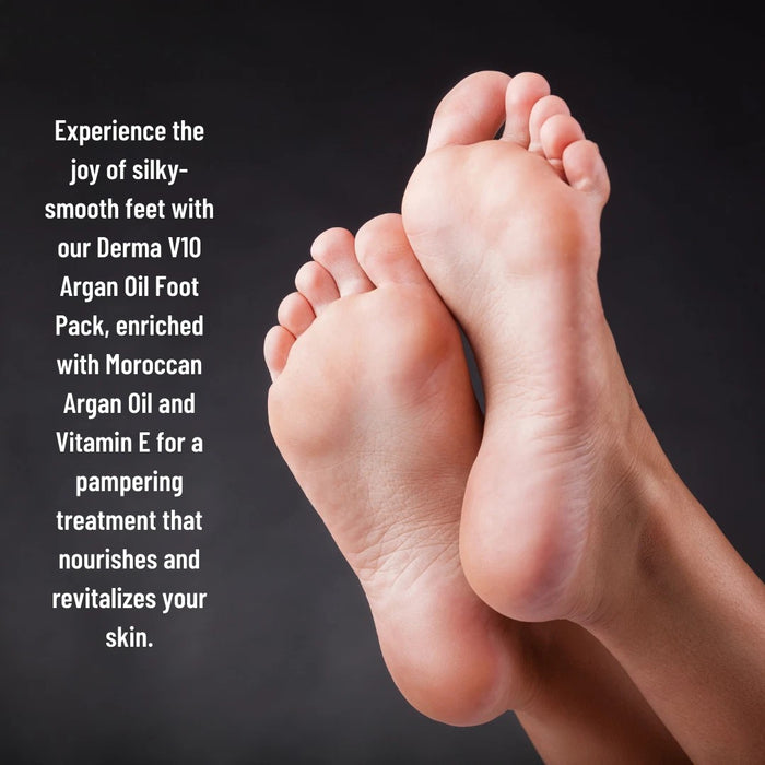 Derma V10 Argan Oil Foot Pack x 1