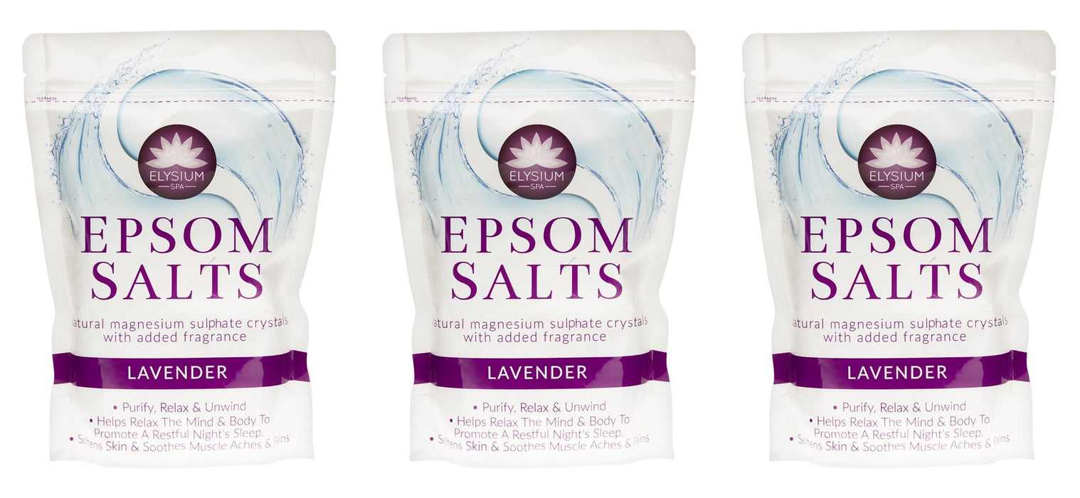Epsom Salts 450g x 3 Pack - Lavender