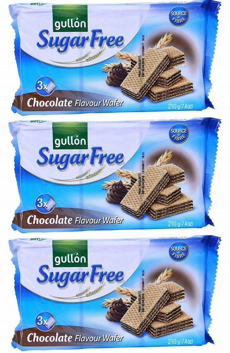 Gullon Sugar Free Chocolate Wafer Biscuits 180g  - Diabetic Friendly