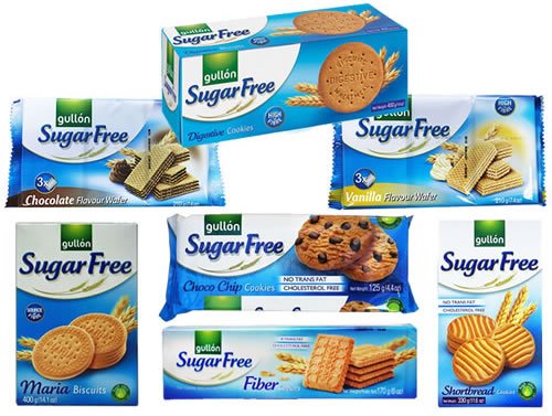 Gullon Sugar Free Biscuits Hamper 7 Pack - Selection of Lovely Sugar Free Biscuits