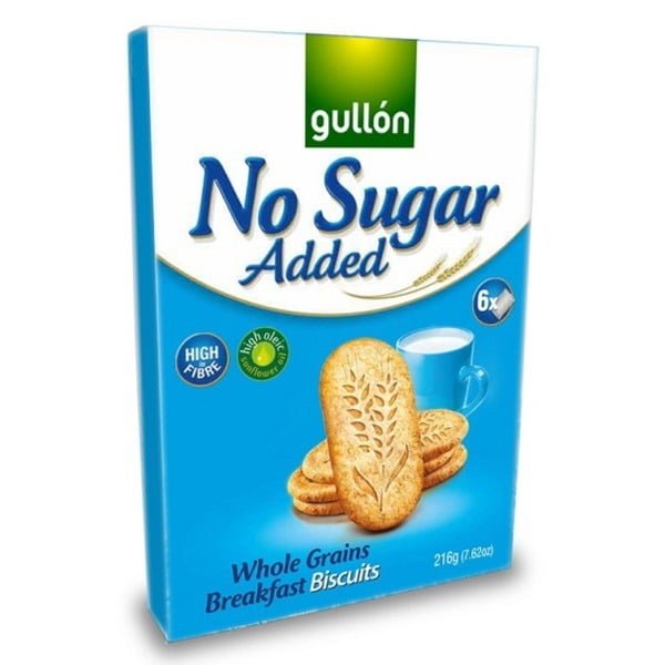 Gullon No Added Sugar Whole Grains Breakfast Biscuits 216g
