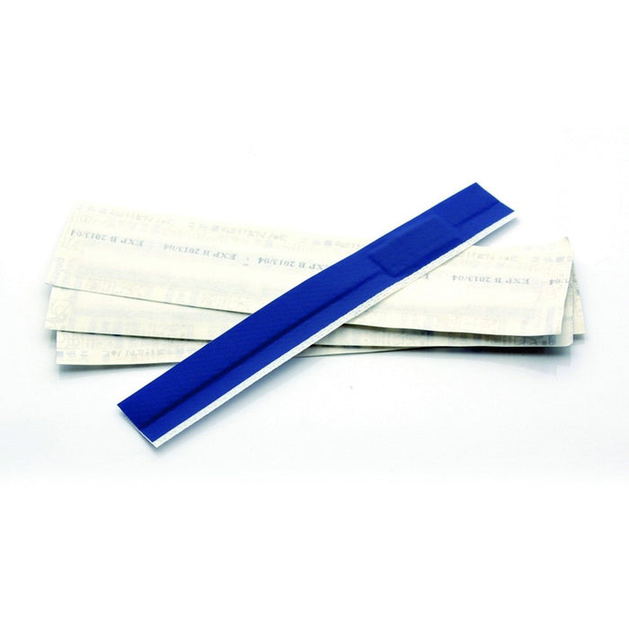 Qualicare Blue Detectable Finger Extension Plaster 160X20Mm 50 Pack