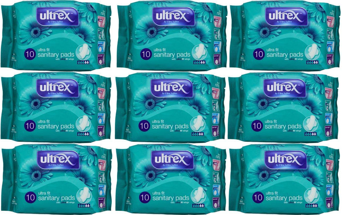 Ultrex Ultra Fit + Wings Sanitary Pads - Pack of 120 Pads